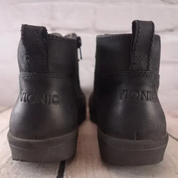 Vionic Women's Size 6 Water Resistant Bootie Comfort Zip Side Boot #242 - Picture 7 of 12